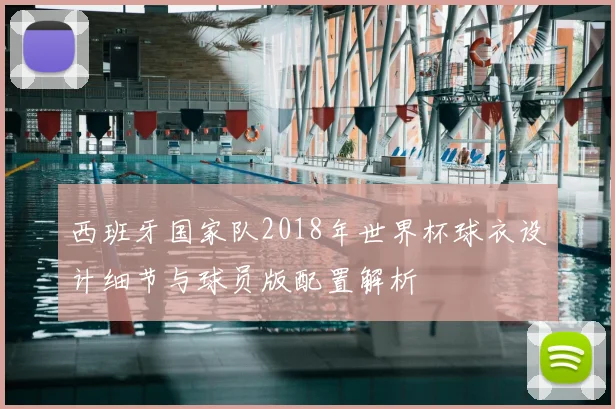 西班牙国家队2018年世界杯球衣设计细节与球员版配置解析